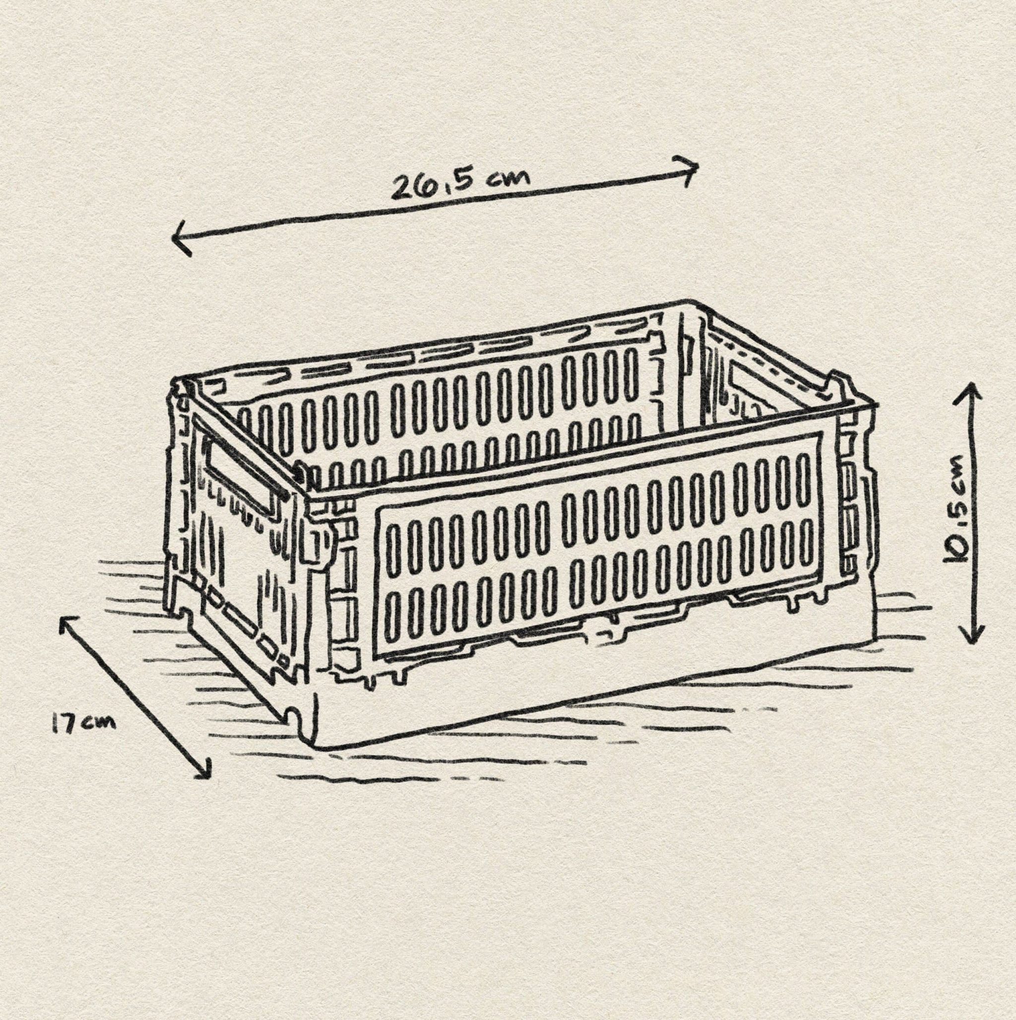 HAY Colour Crate Small Olive 4