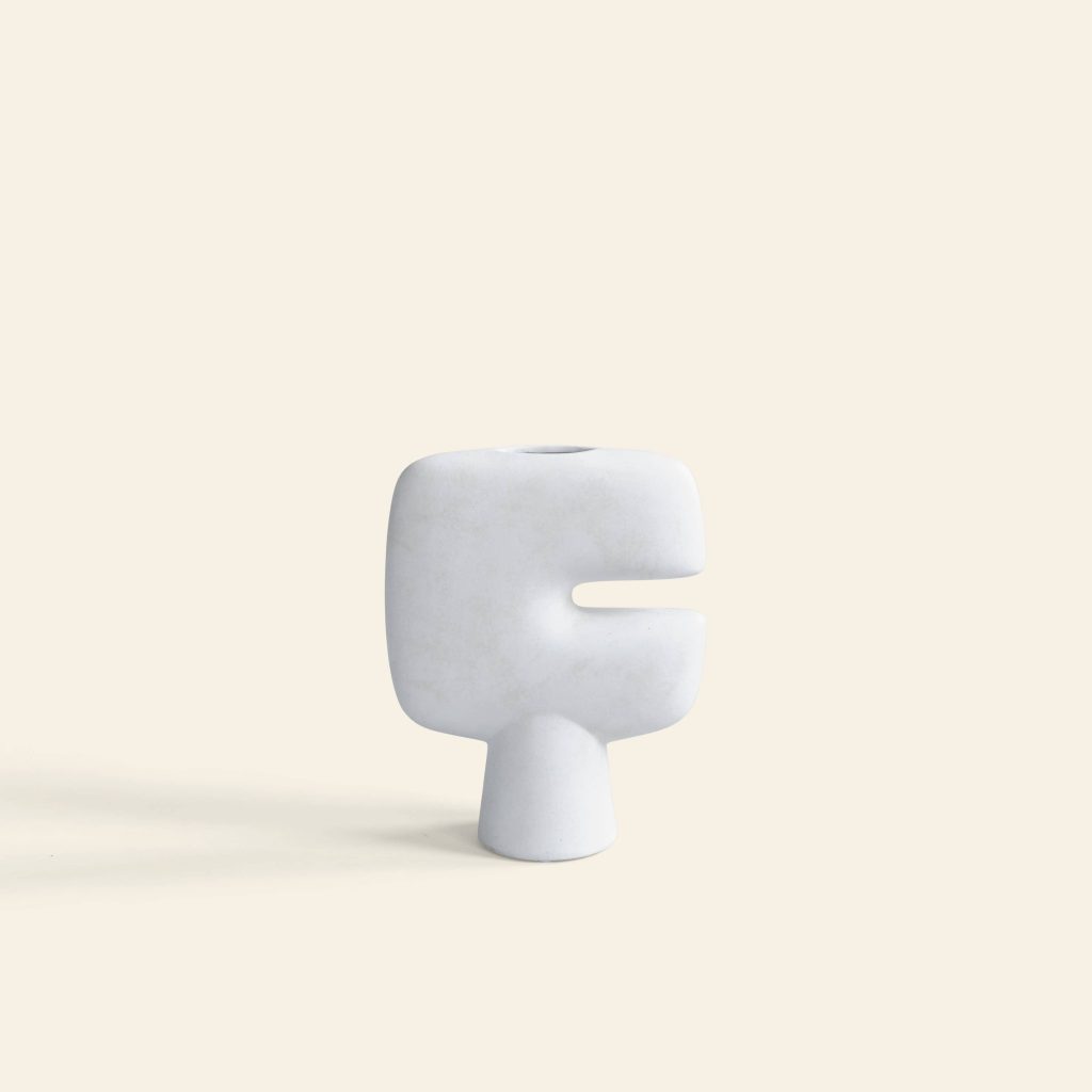 101 Copenhagen Tribal Vase Mini Bone White 1