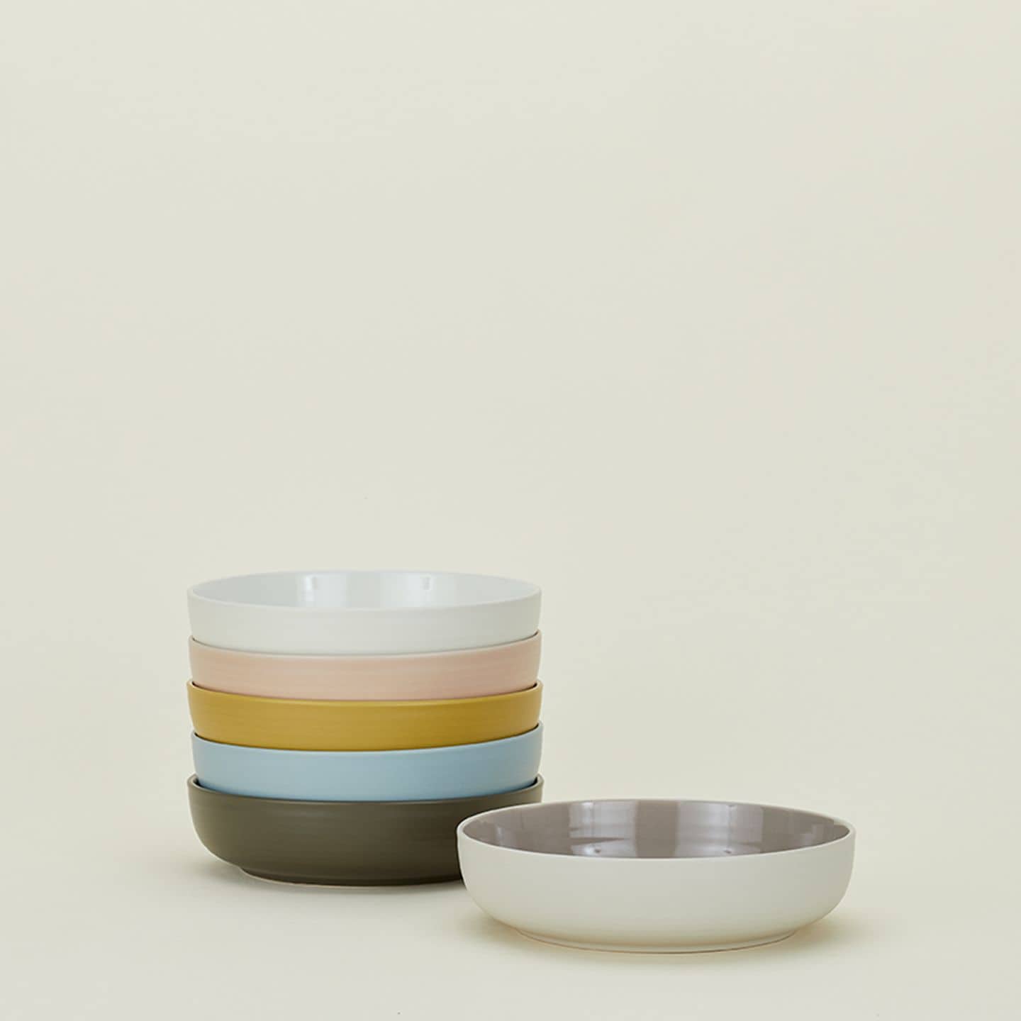 Hawkins New York Essential Low Bowl Set Of 4 Mustard 4