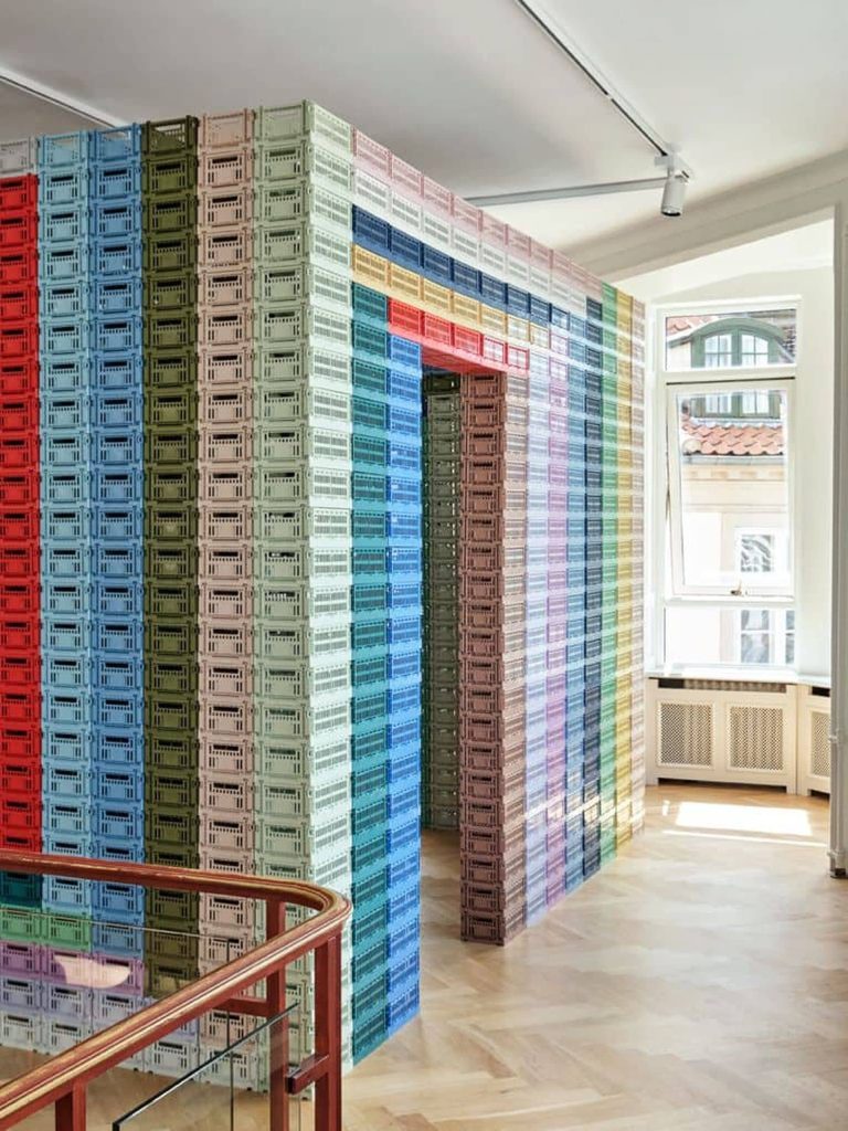 HAY Colour Crate Small Mint 2