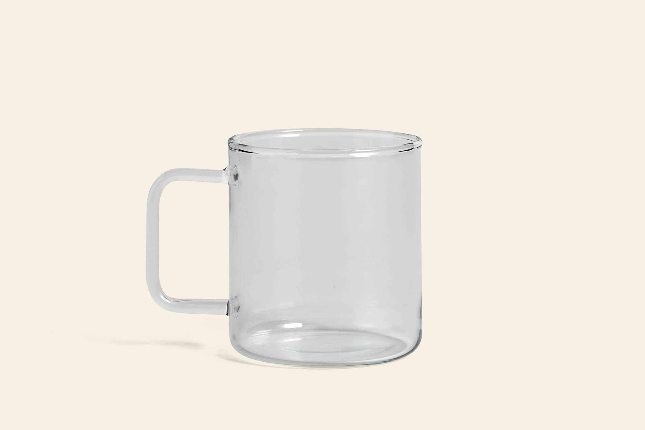 HAY Glass Coffee Mug M Clear 1