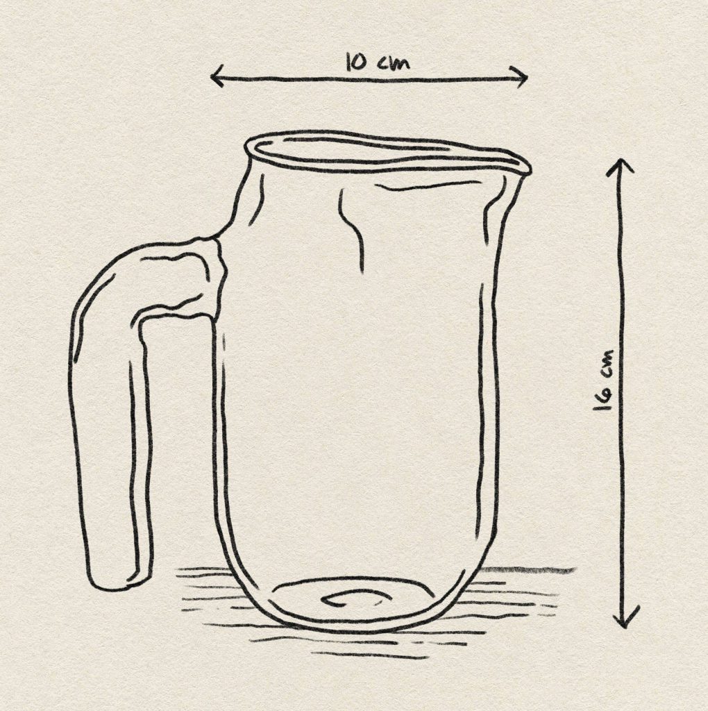 HAY Jug S Amber 5