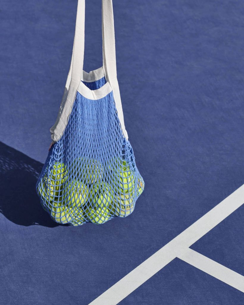 HAY Sobremesa Market Net Bag Light Blue 2