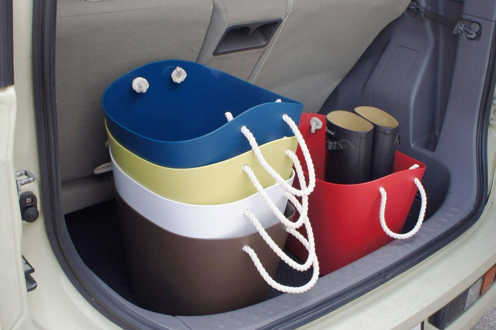 Hachiman Balcolore Storage Basket M Navy 2
