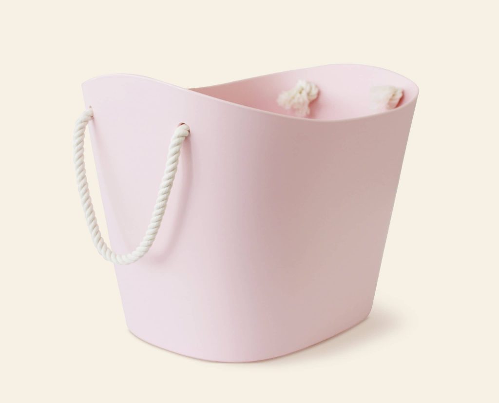 Hachiman Balcolore Storage Basket M Pink 1