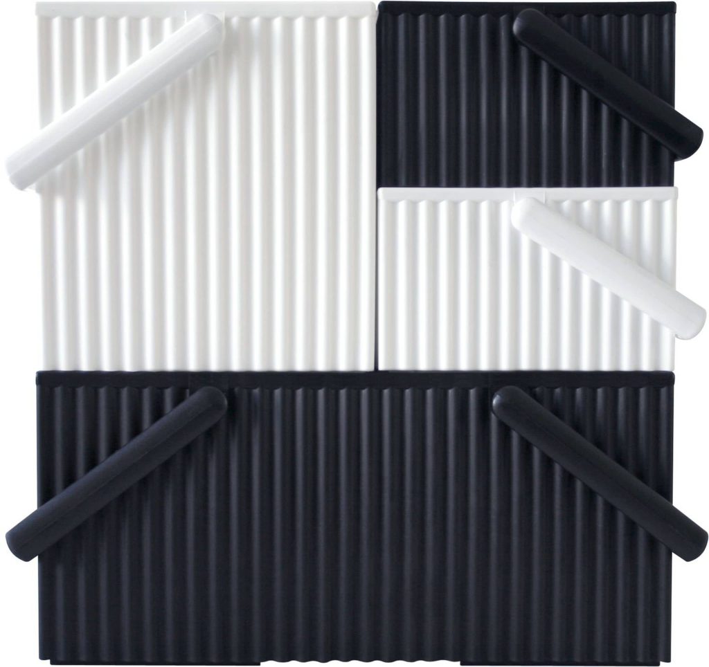 Hachiman Omnioffre Stackable Storage Box M Black 3