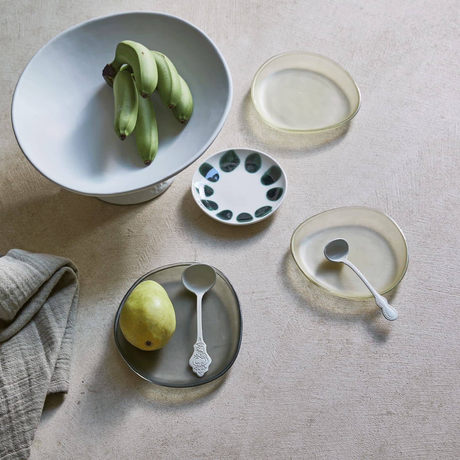 Urban Nature Culture Plate Recycled Glass Frost Sea Mist 3