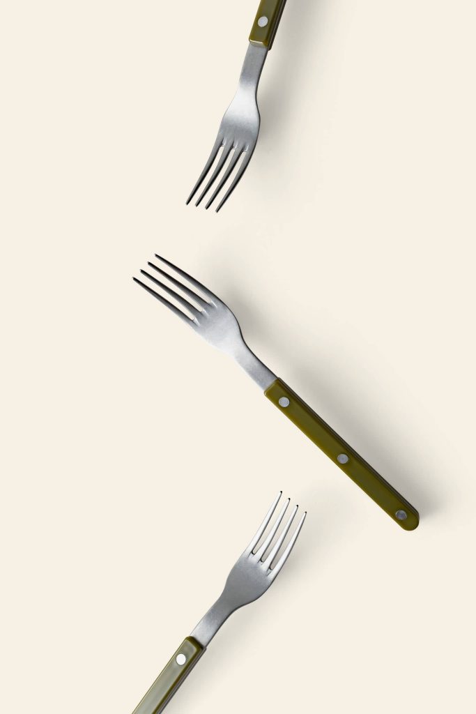 Sabre Bistrot Vintage Dinner Fork Fern Green 2