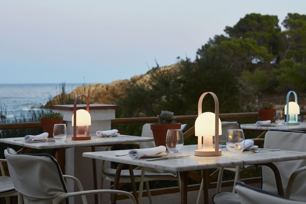 Marset FollowMe Portable Table Lamp Terracotta 6