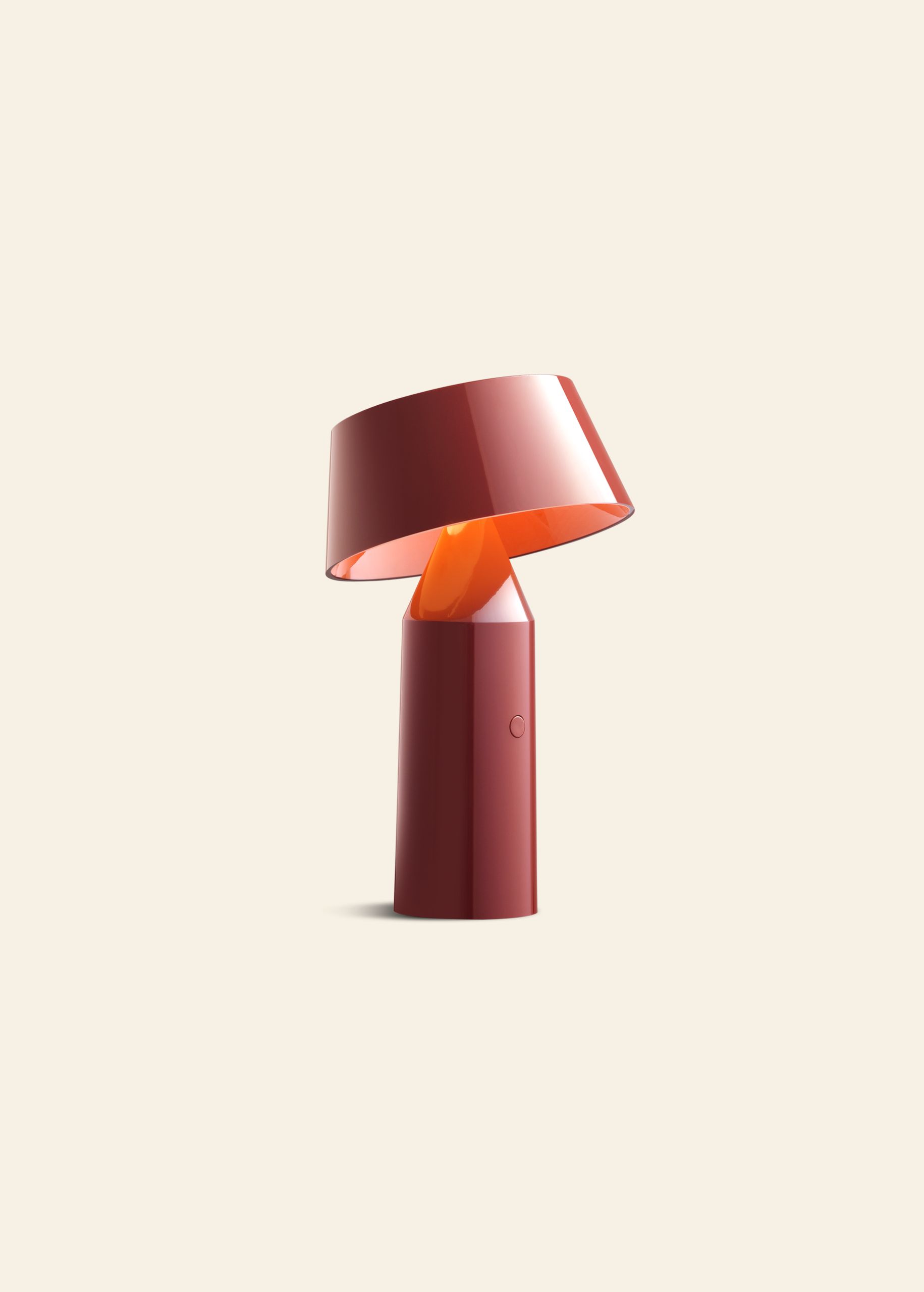 red modern lamp