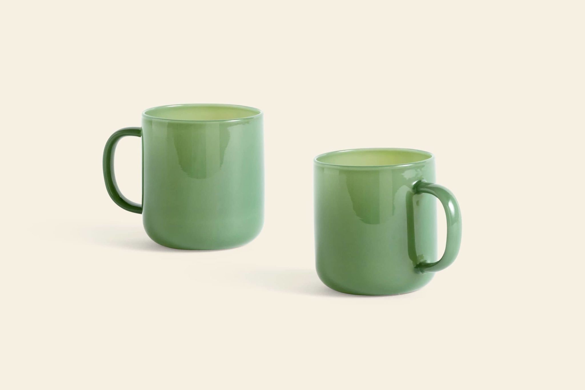 HAY Borosilicate Mug Set of 2 Jade Green 1