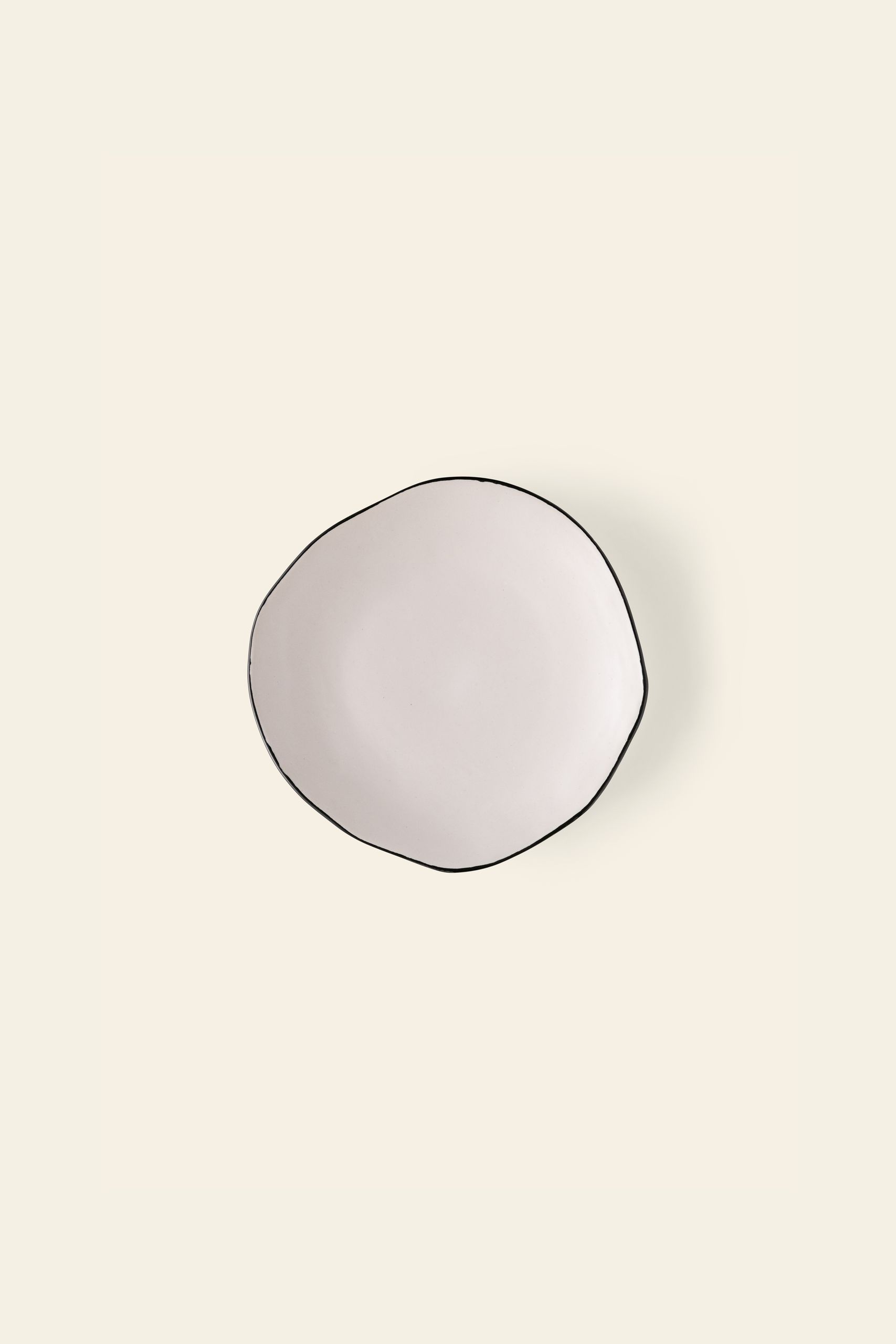 Kra Sanctuary Andaman Free Form Side Plate White 1