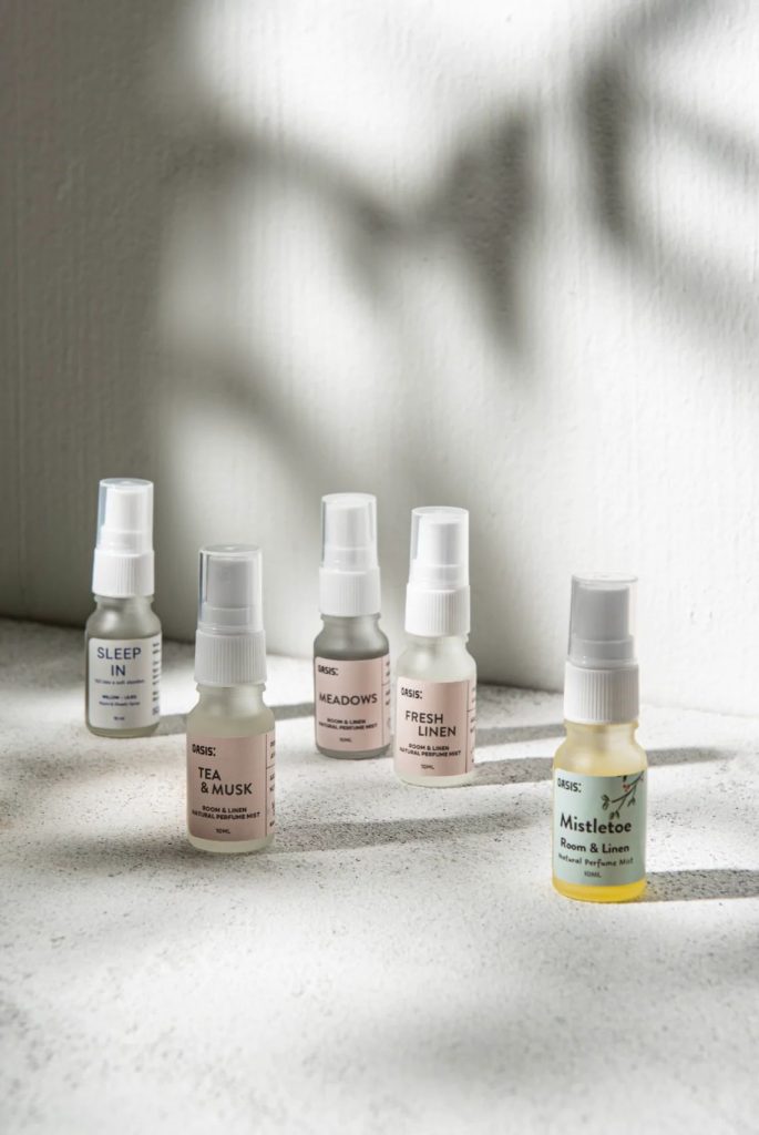 Oasis Beauty Kitchen Room and Linen Mist 10ml Tea Musk 3
