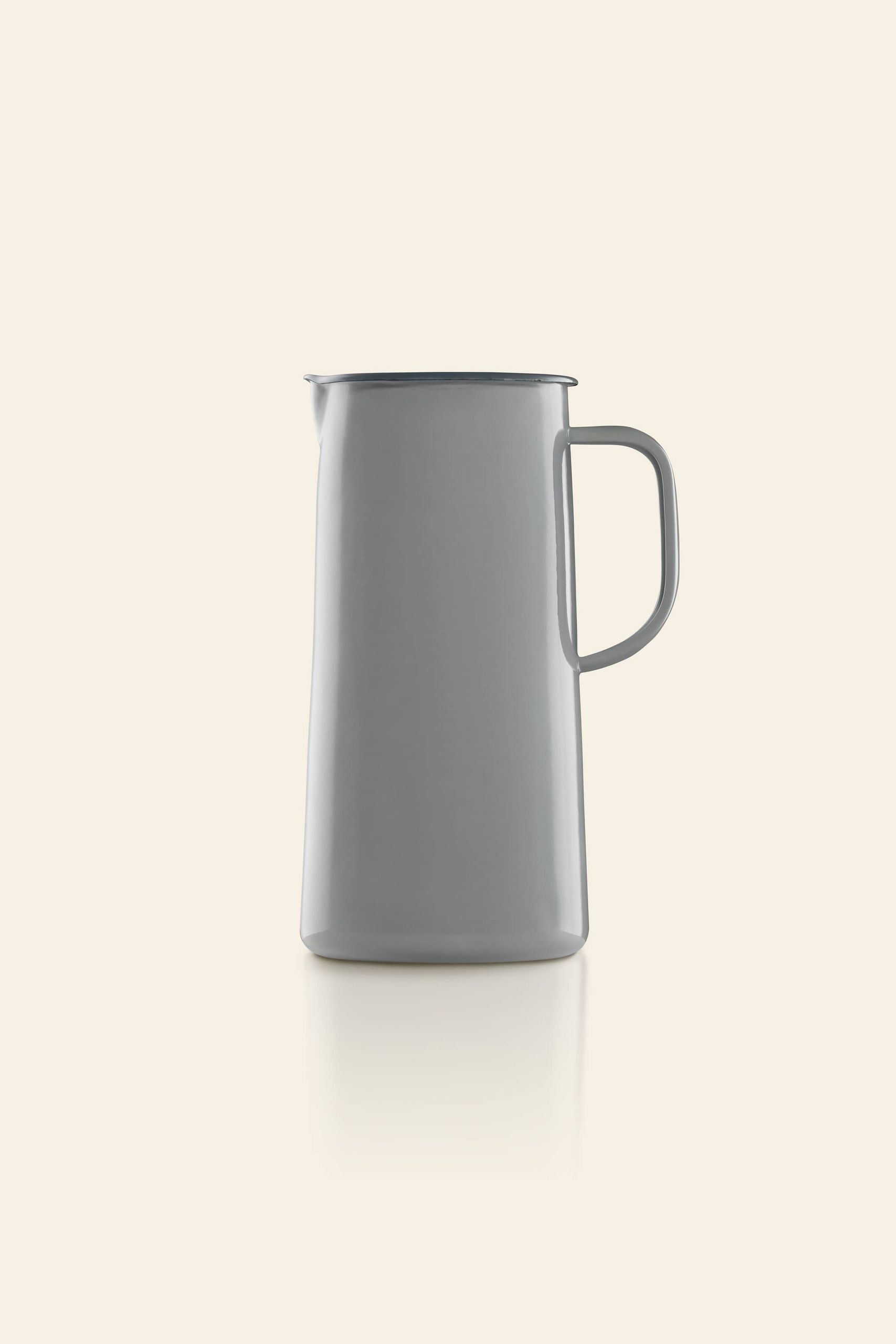 Falcon Enamelware 3 Pint Jug Oyster Grey 1