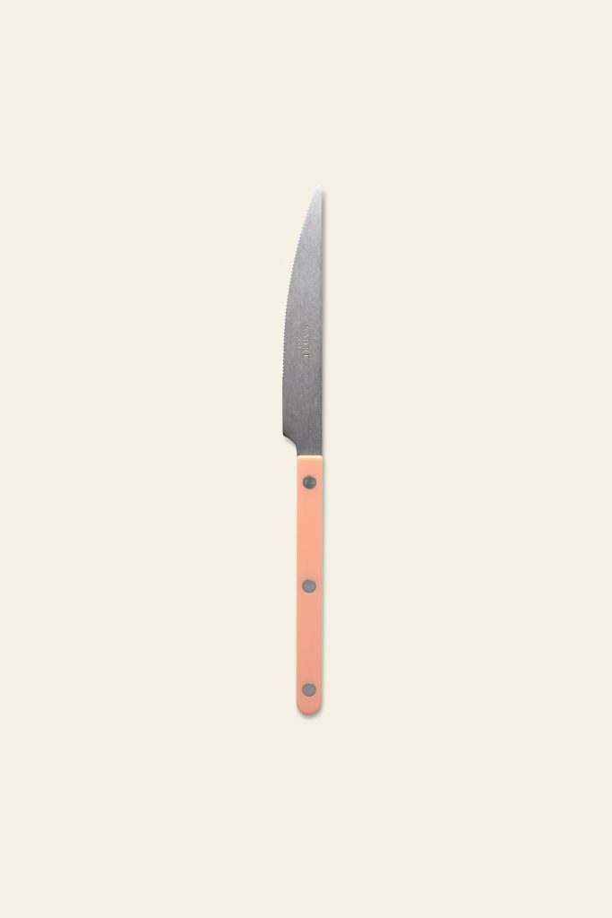 Sabre Bistrot Vintage Dinner Knife Nude Pink 1