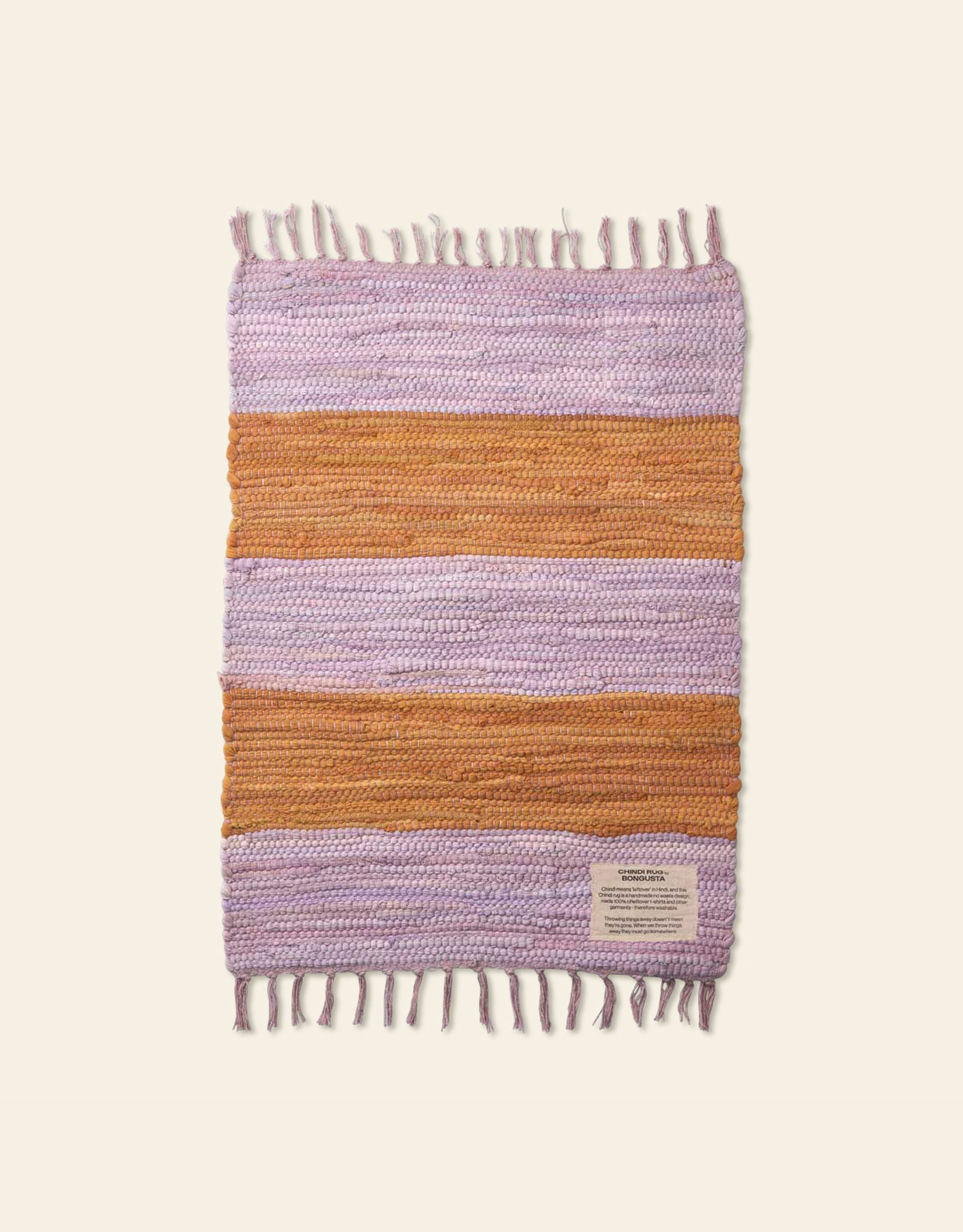 Bongusta Chindi Rug Lilac Golden 1