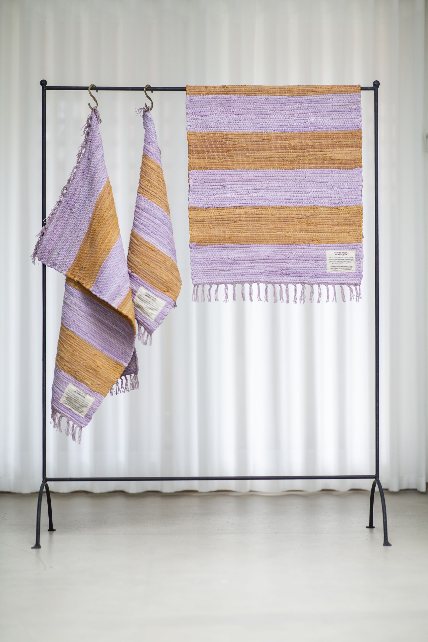 Bongusta Chindi Rug Lilac Golden 2