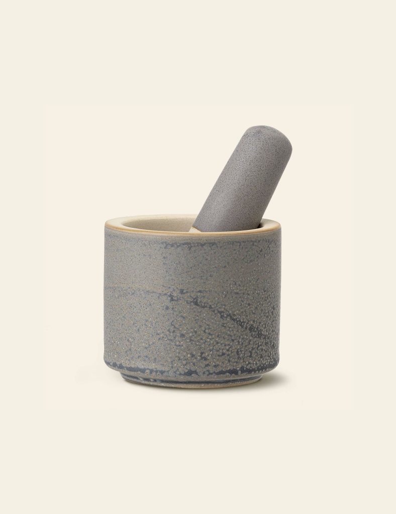 Bloomingville Kendra Mortar Pestle Grey 2