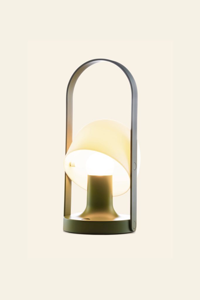 Marset FollowMe Portable Table Lamp Green 4