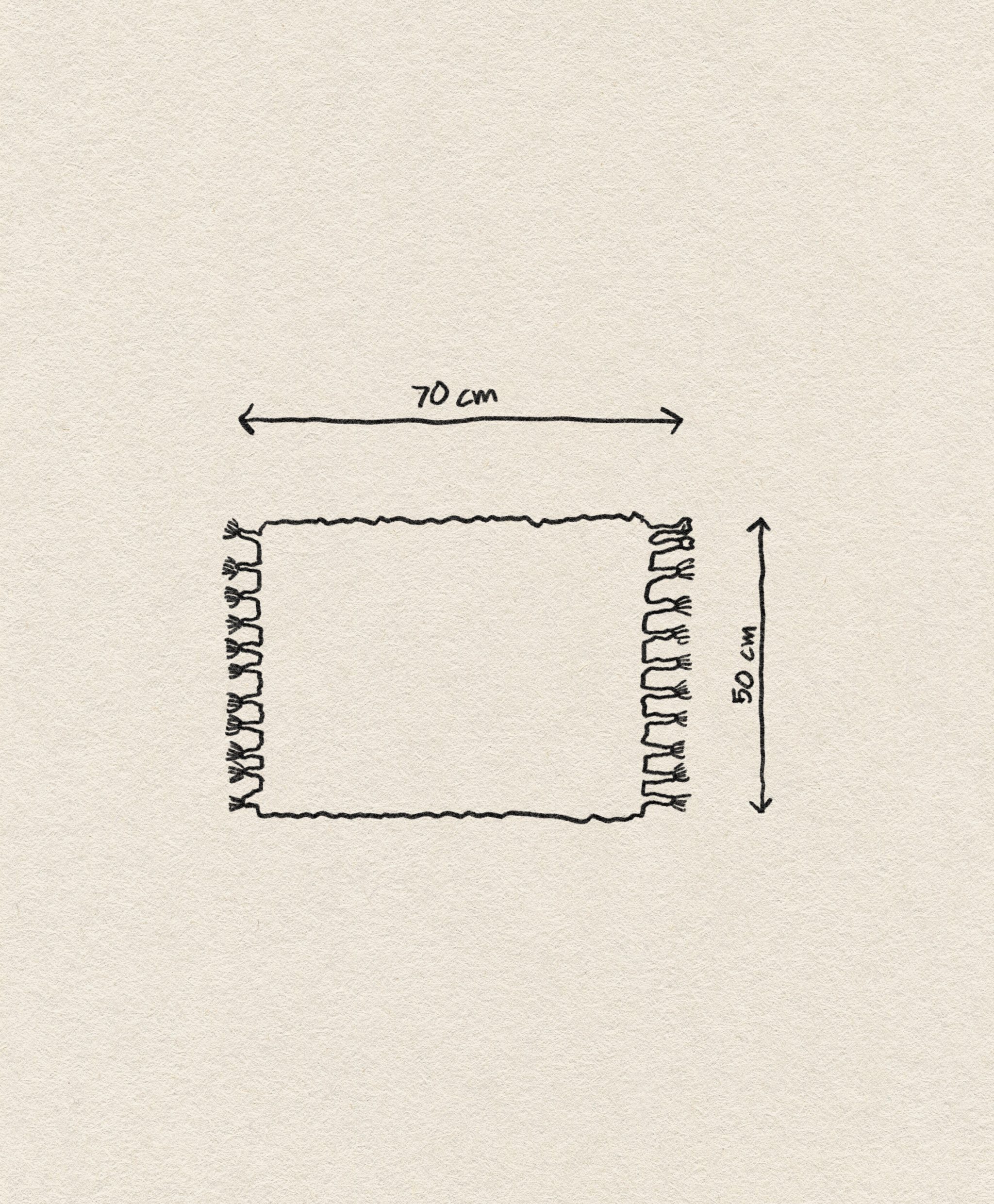 ferm Living Amass Long Pile Mat Olive 3