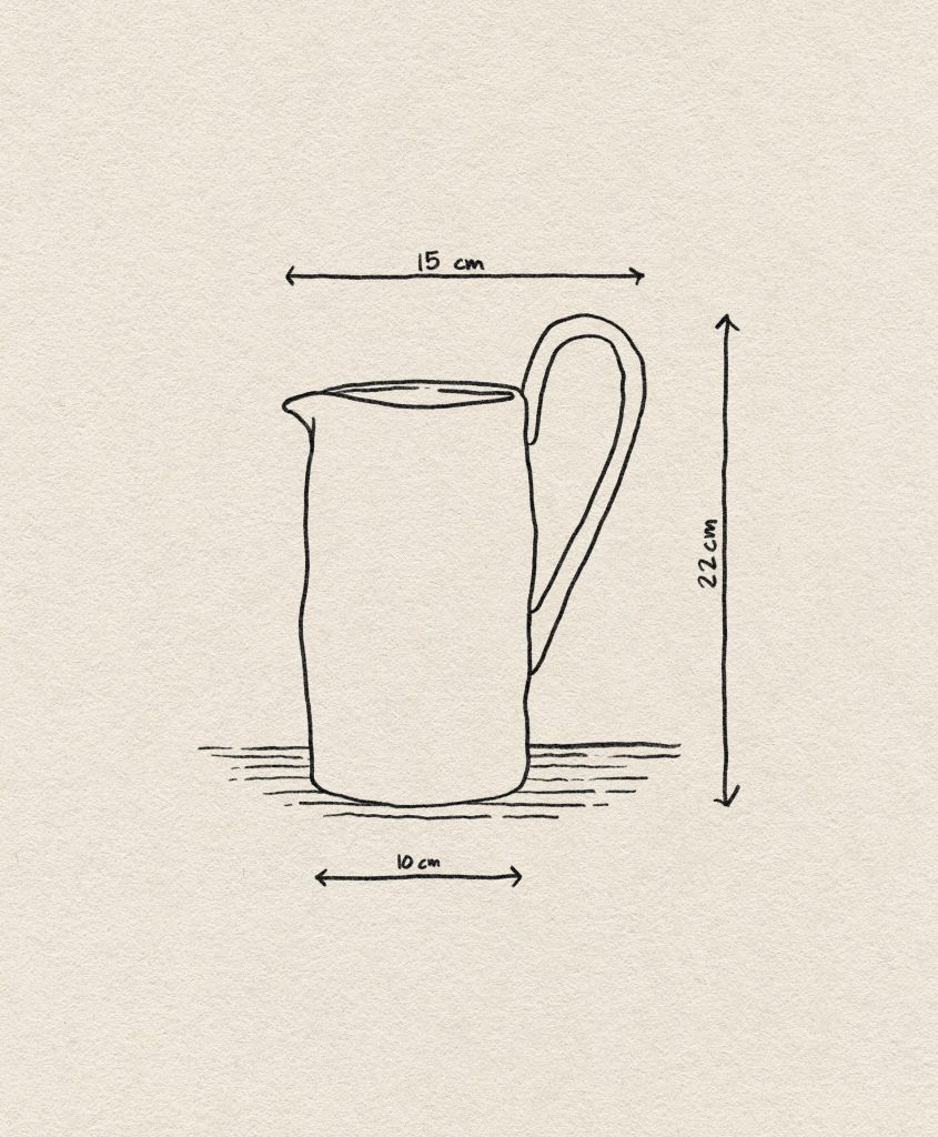 ferm Living Flow Jug Off White Speckle 3