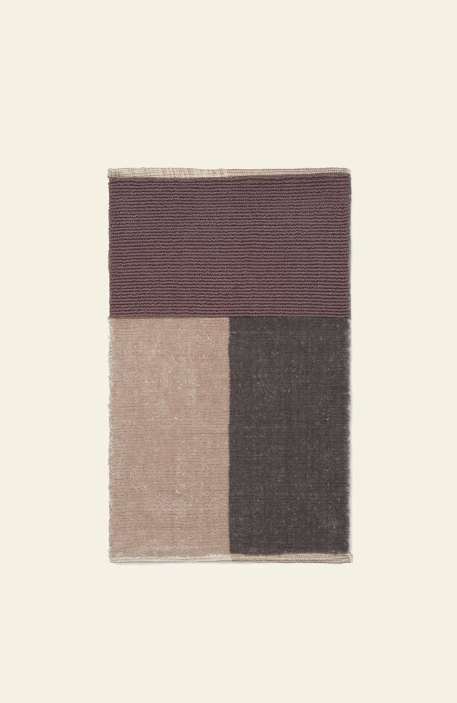 ferm Living Pile Bathroom Mat Brown 1