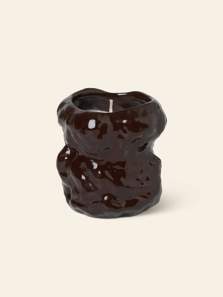 ferm Living Tuck Scented Candle Red Brown 1
