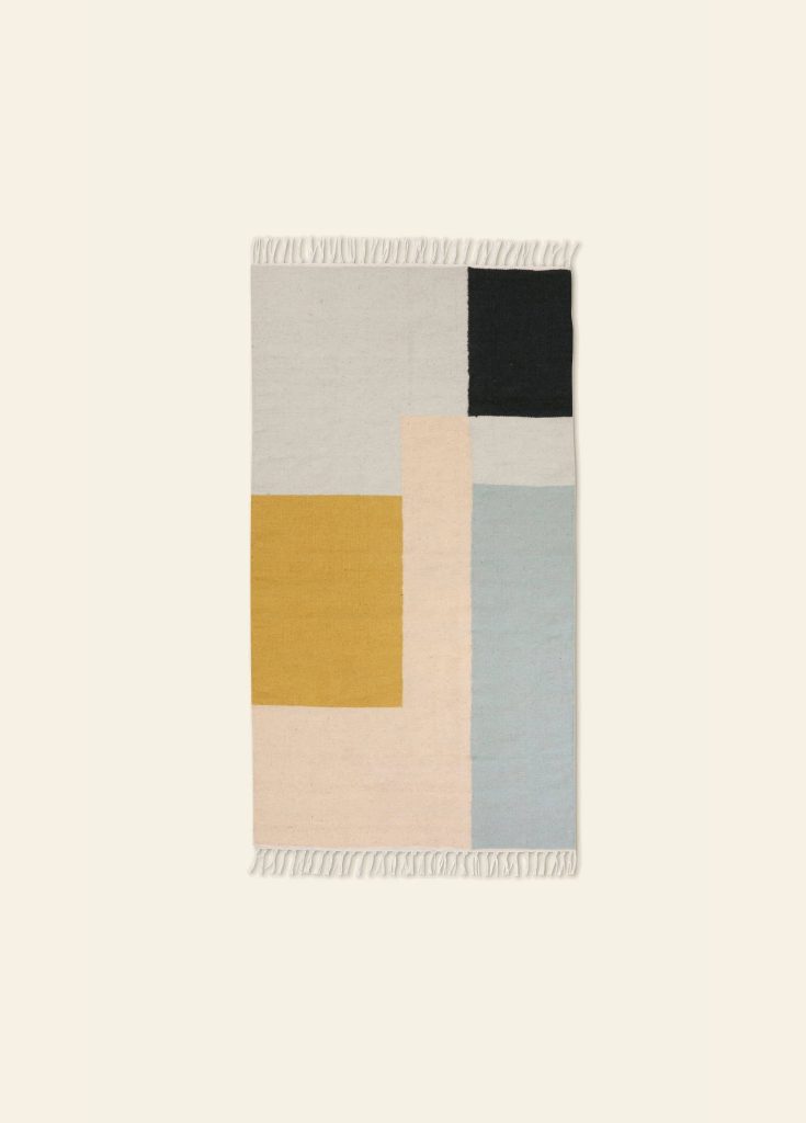ferm Living Kelim Rug Squares 1