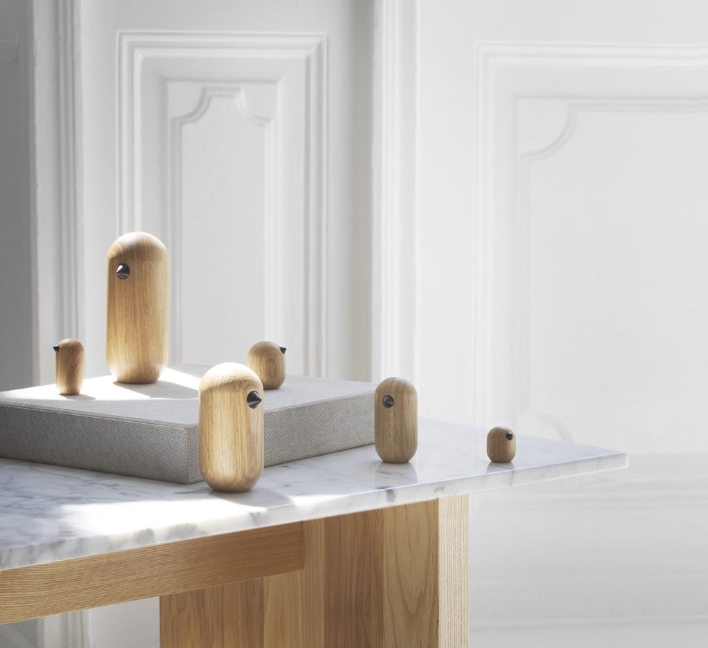 Normann Copenhagen Little Bird 10cm Oak 3