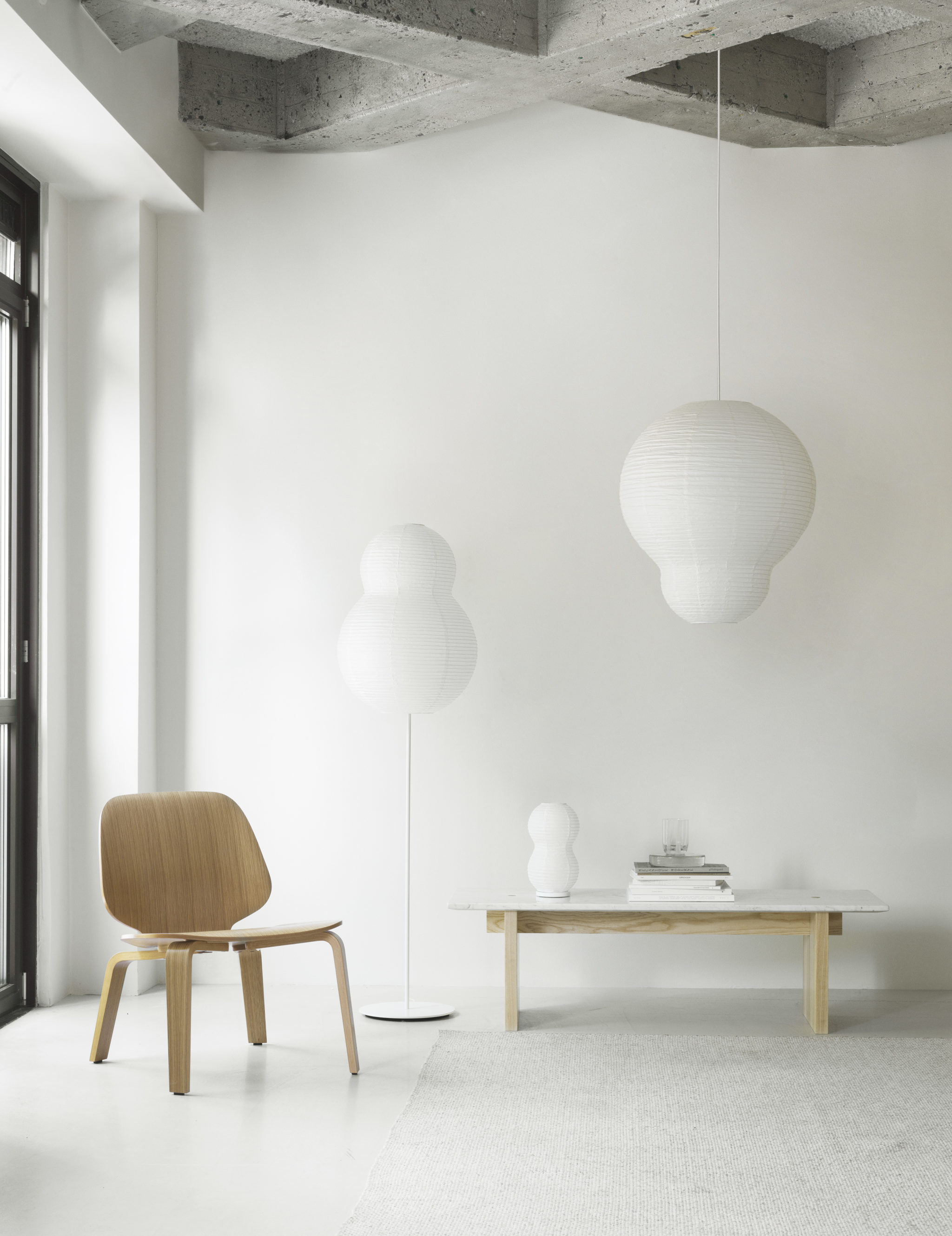 Normann Copenhagen Puff Table Lamp Twist White 3