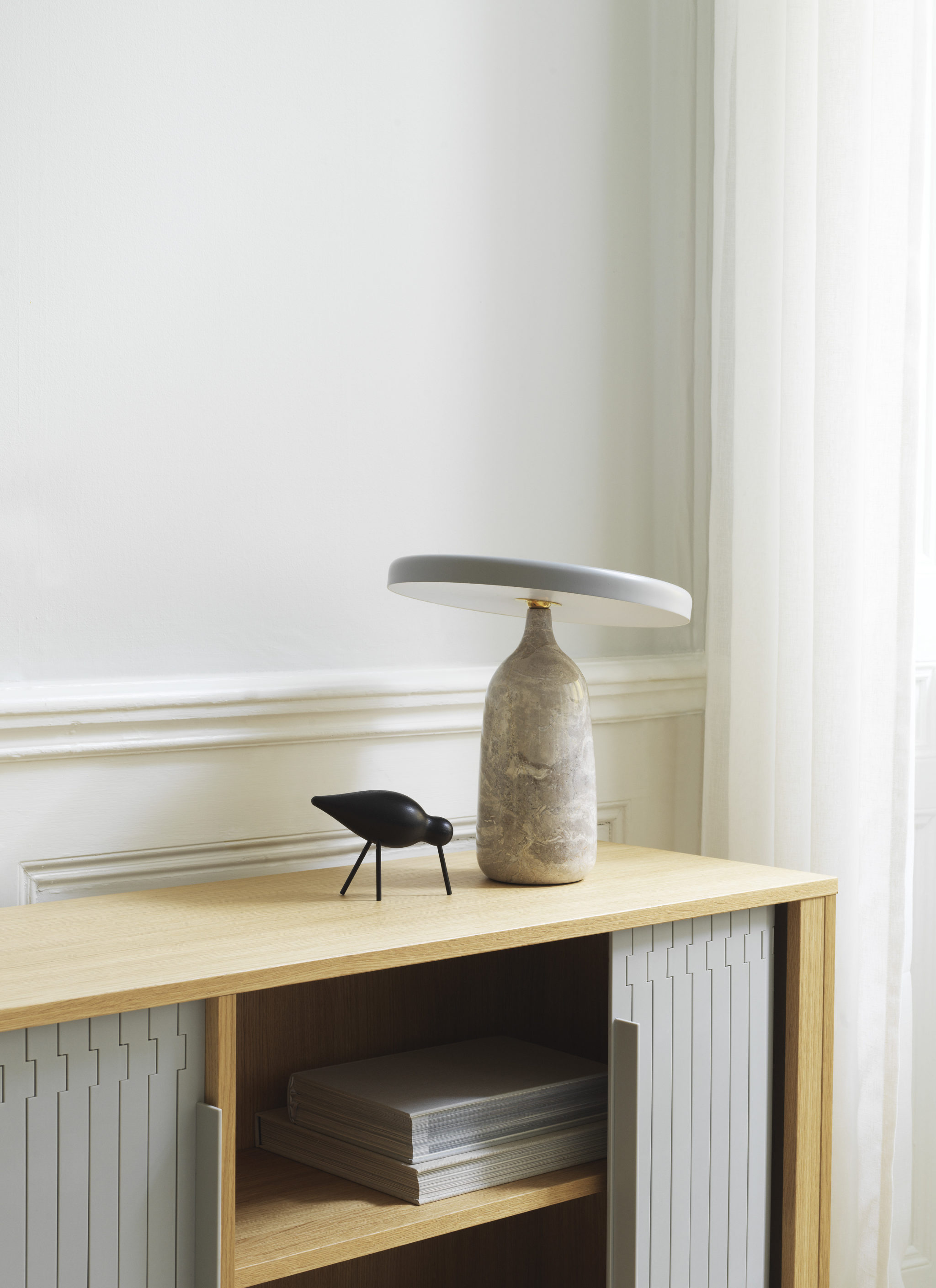 Normann Copenhagen Shorebird Medium Oak Black Black 5