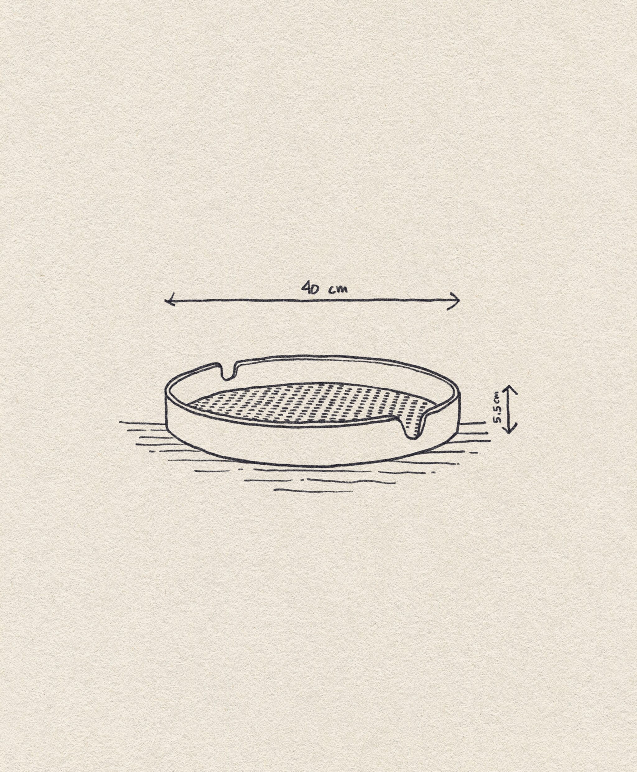 Normann Copenhagen Salon Tray 40cm Rust 4