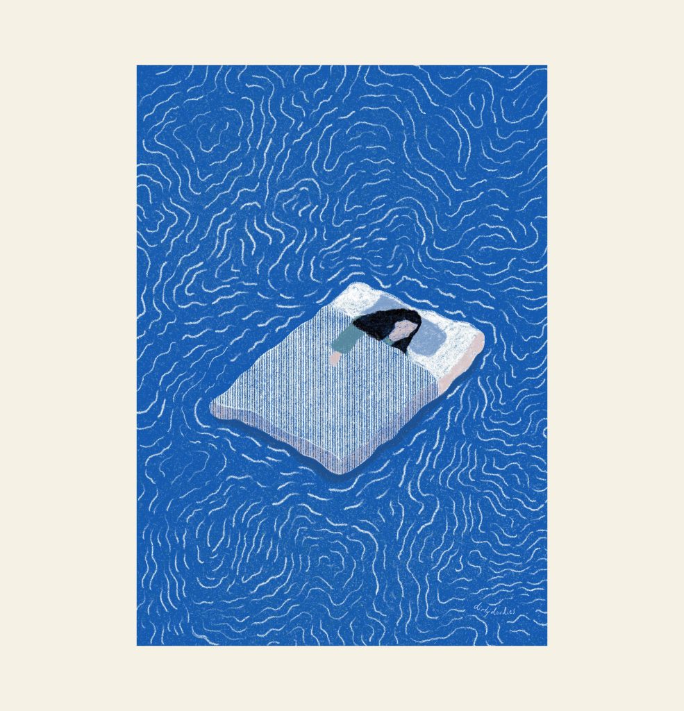 Dirty Doodies Asleep Adrift Print Poster 1