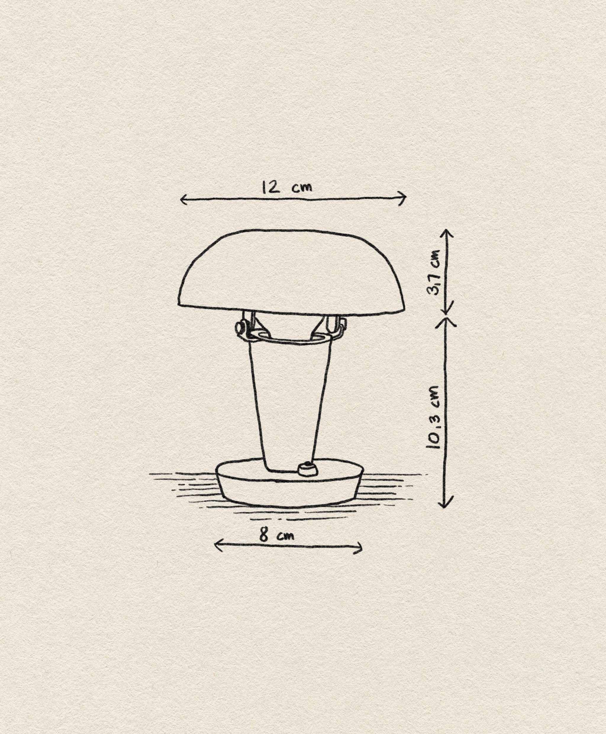 ferm Living Tiny Lamp Steel 4