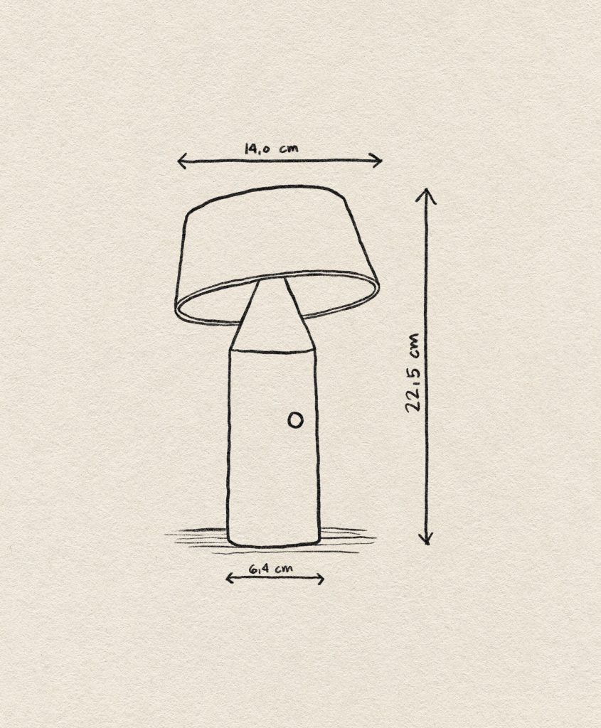 Marset Bicoca Portable Table Lamp Anthracite 5