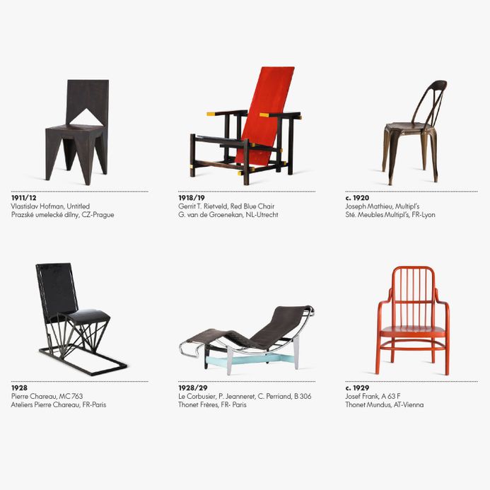 Vitra The Chair Collection Poster Multicolor 2