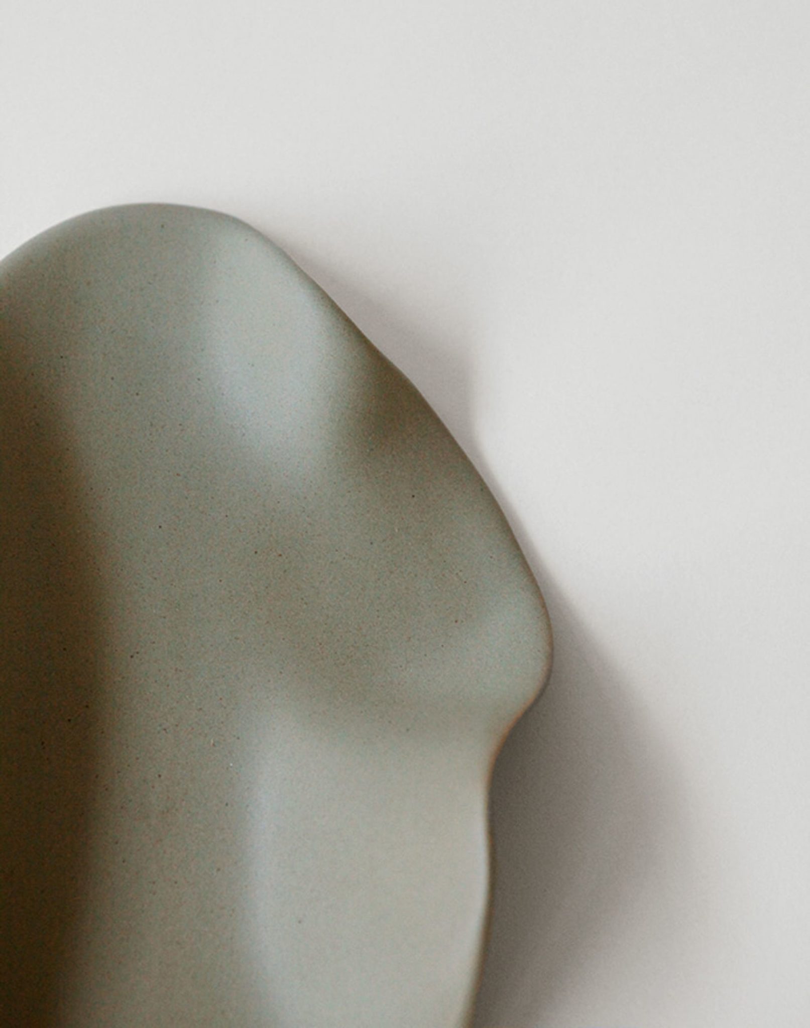 NR Ceramics HIN Leaf Plate Khaki Green 5