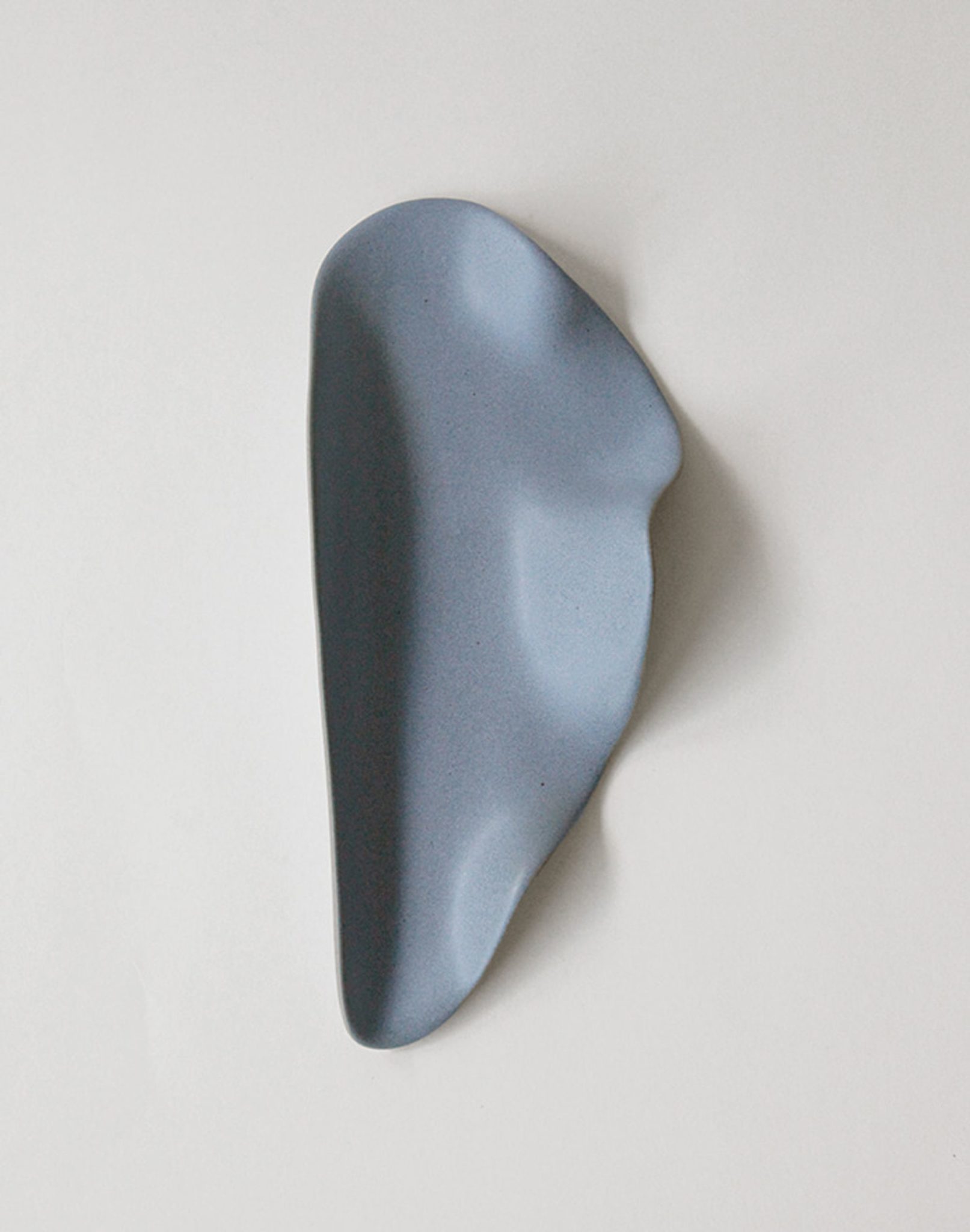 NR Ceramics HIN Leaf Plate Stone Blue 4