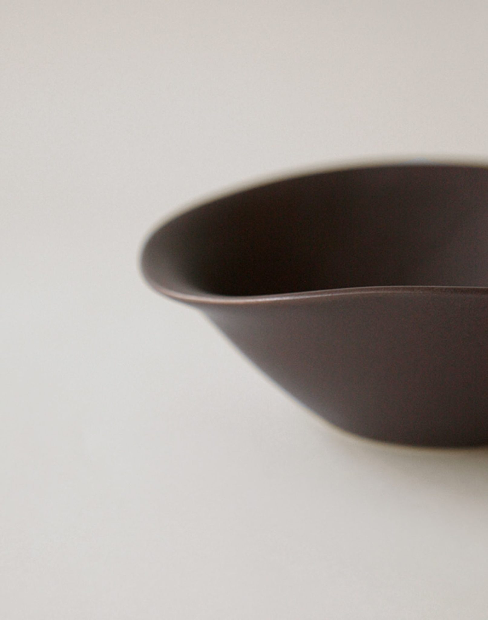 NR Ceramics HIN Soup Bowl Brown 6