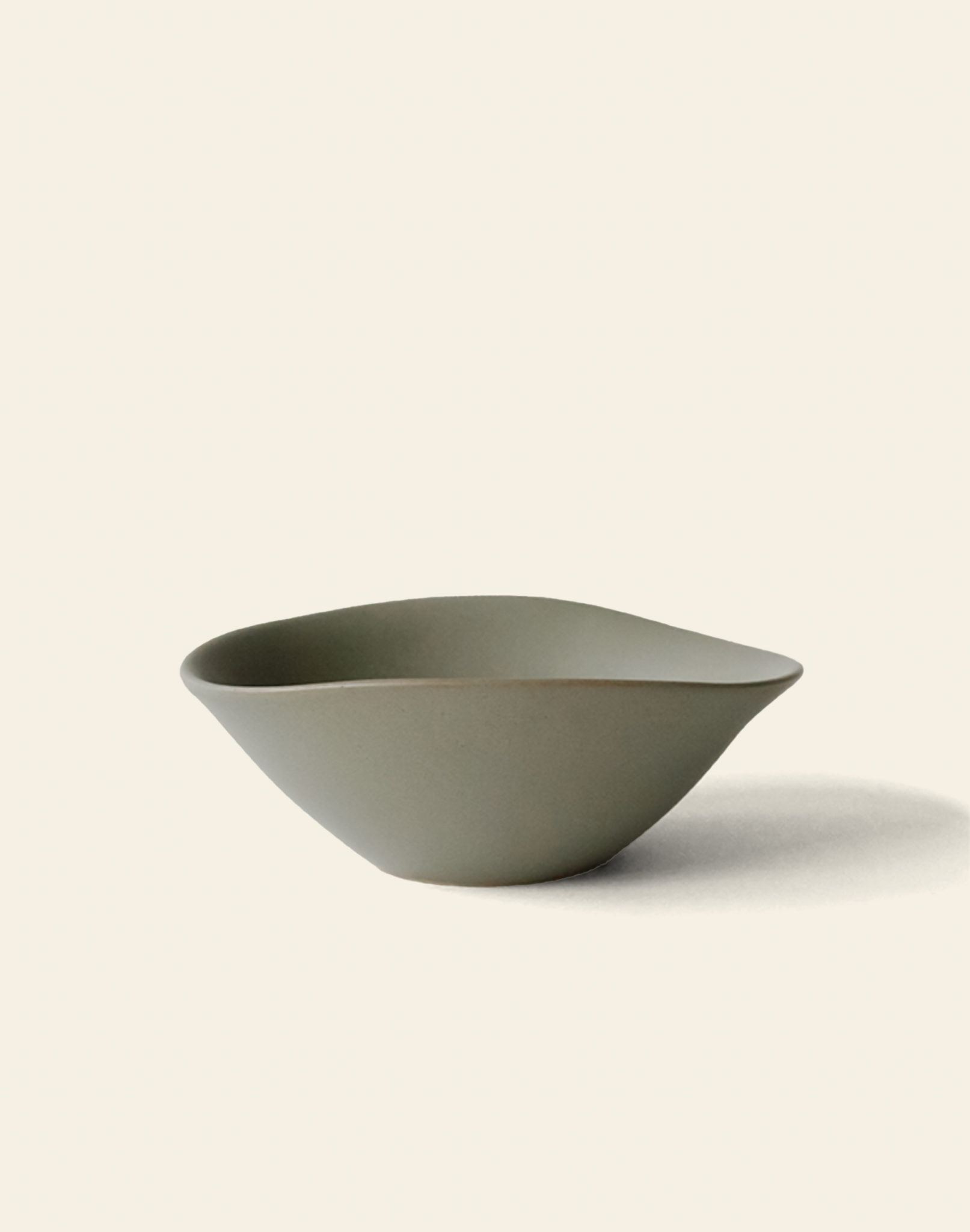 NR Ceramics HIN Soup Bowl Khaki Green 1