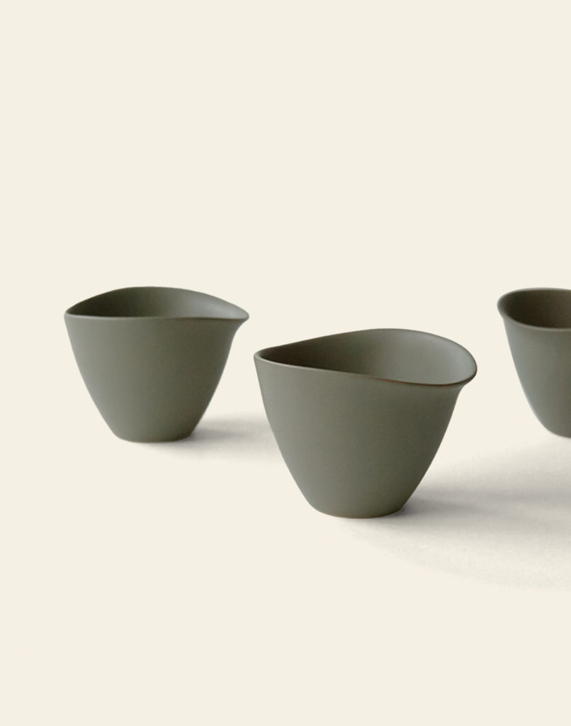 NR Ceramics HIN Tea Cup Khaki Green 2