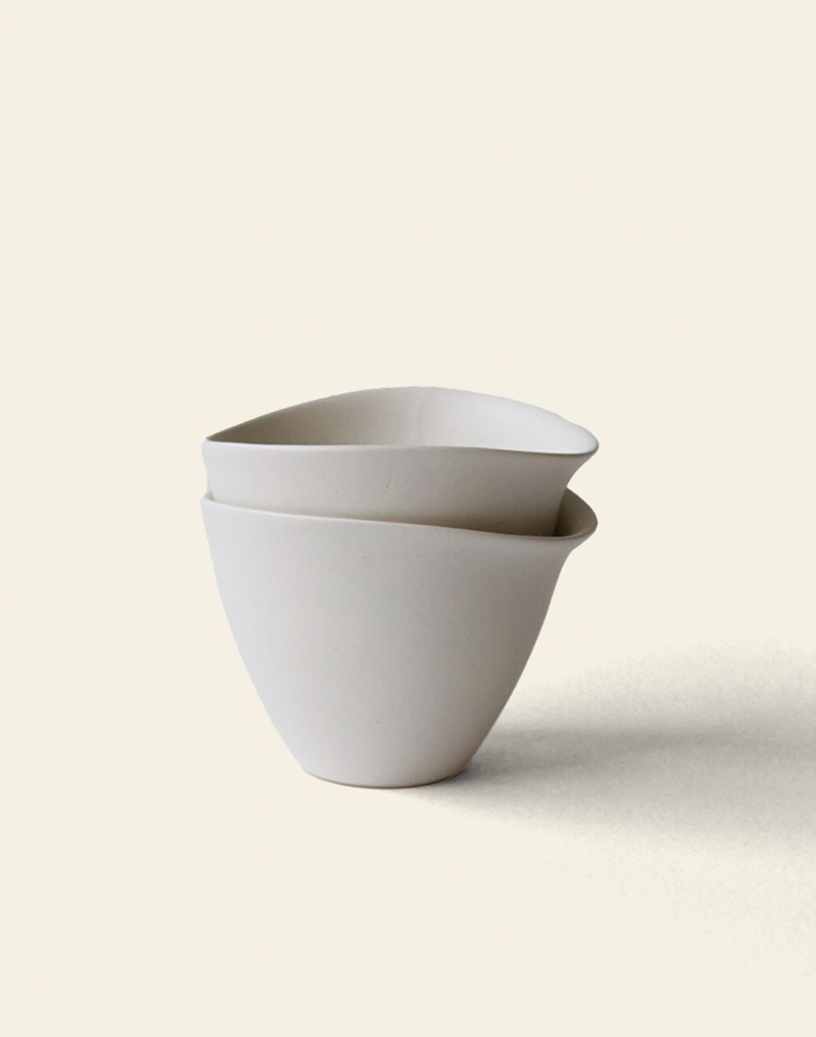 NR Ceramics HIN Tea Cup Stone White 2