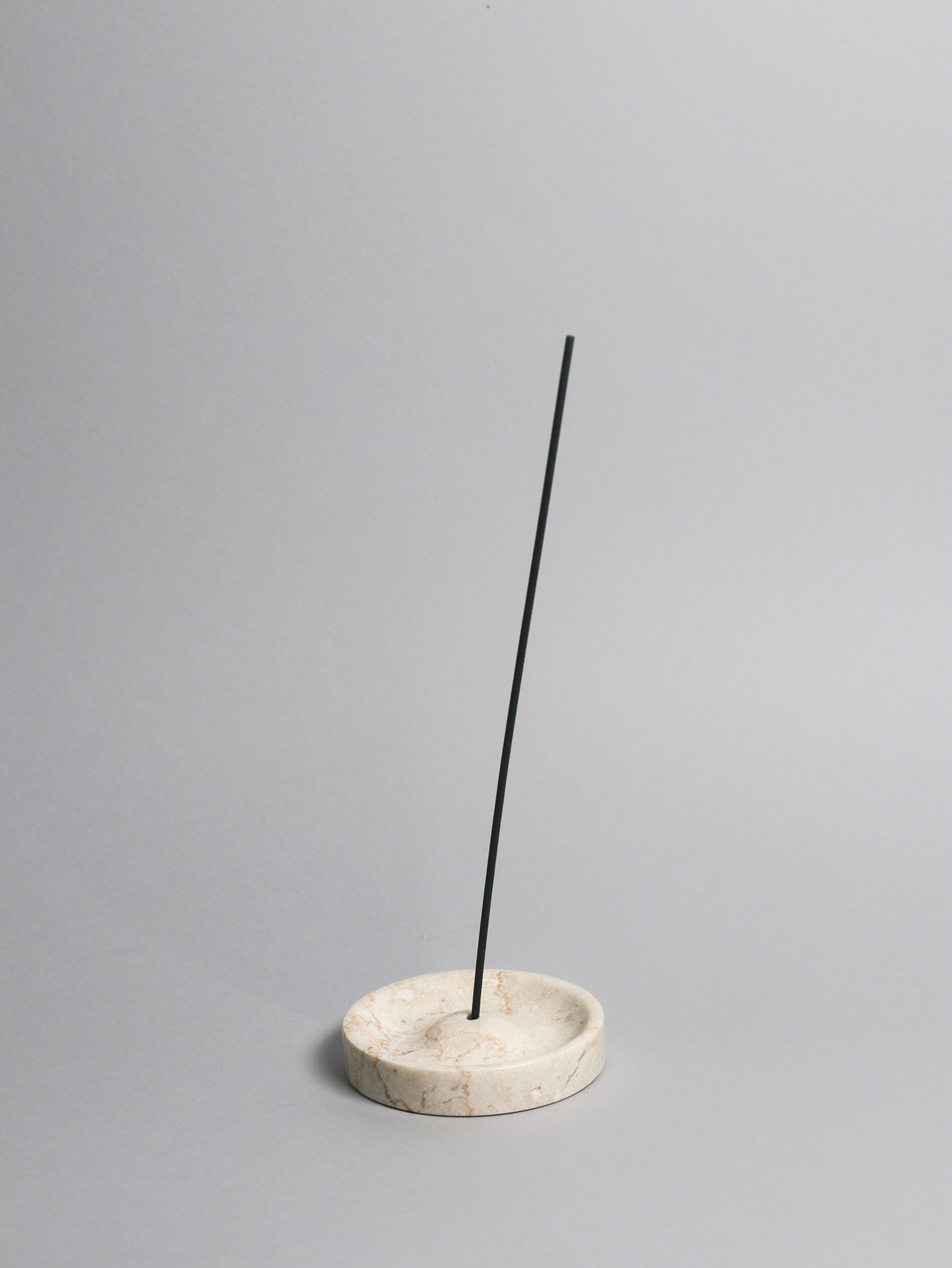 stillgoods Ebb Incense Holder Cream Marble 5