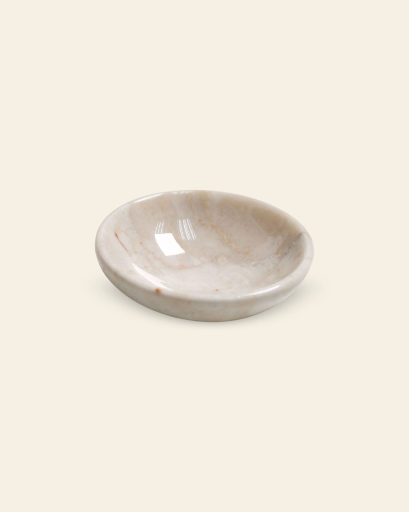stillgoods Luna Dish Cream Marble 2