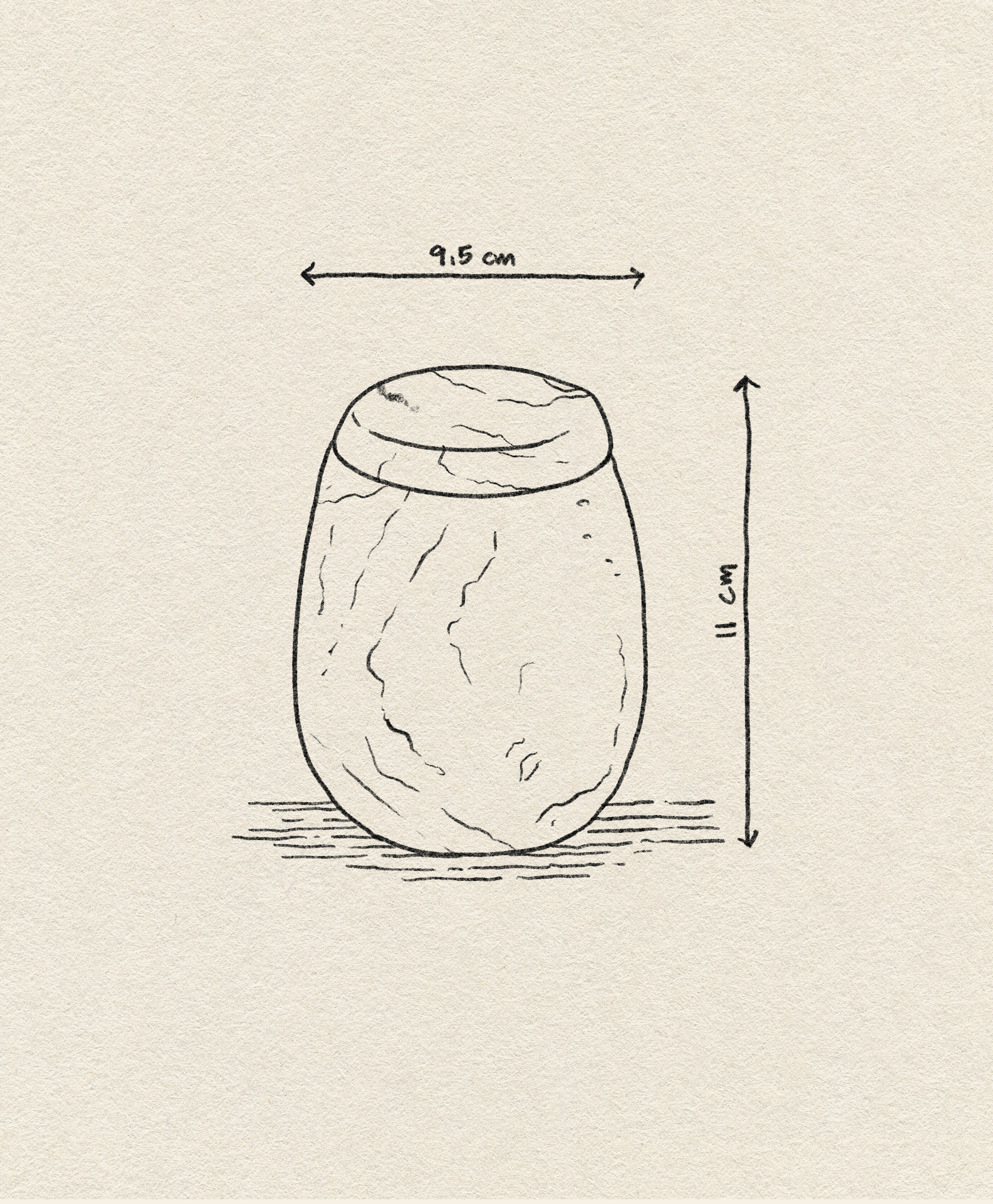 stillgoods Ecru Jar Cream Marble 7