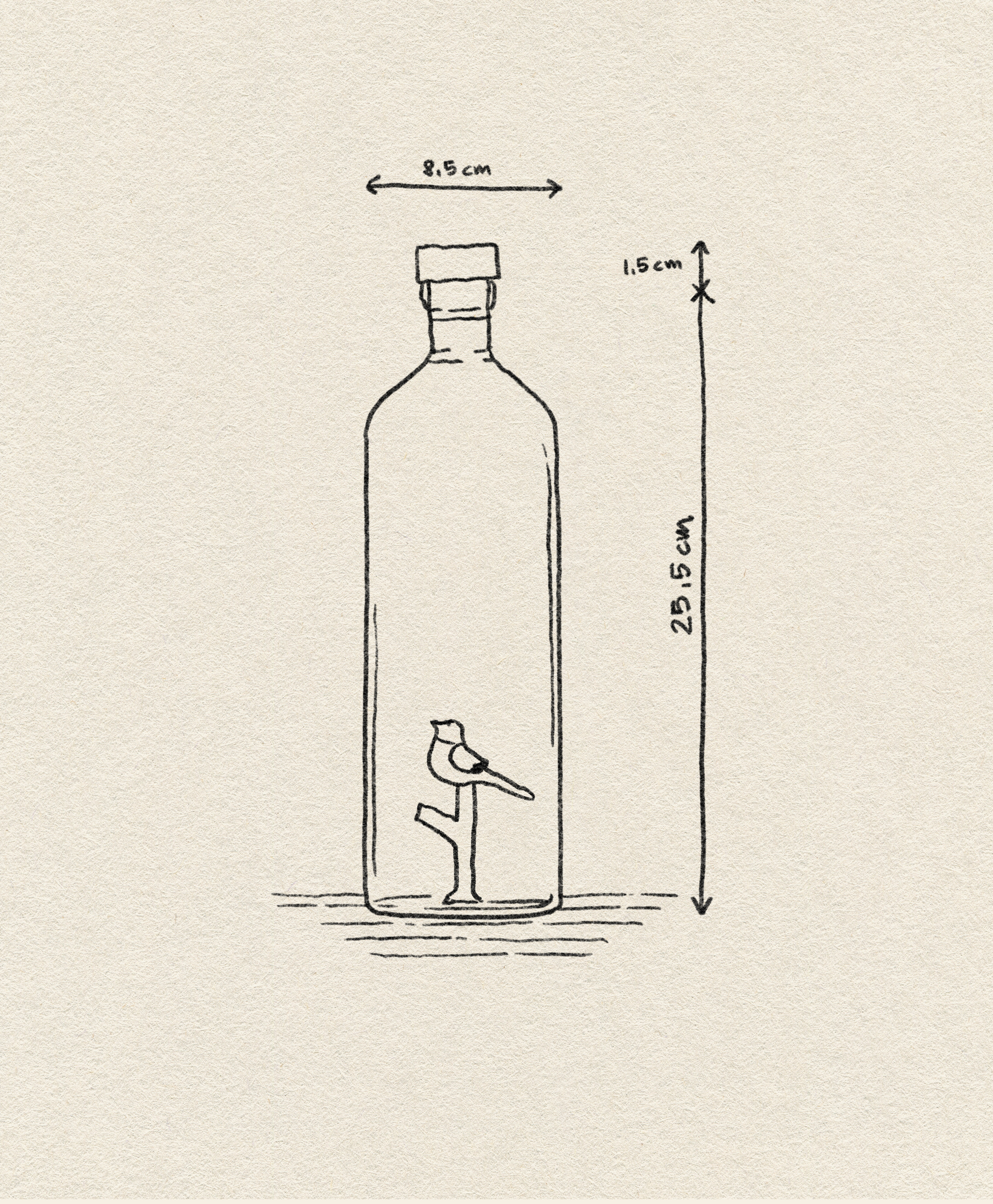 Ichendorf Milano Animal Farm Bottle Bird 3