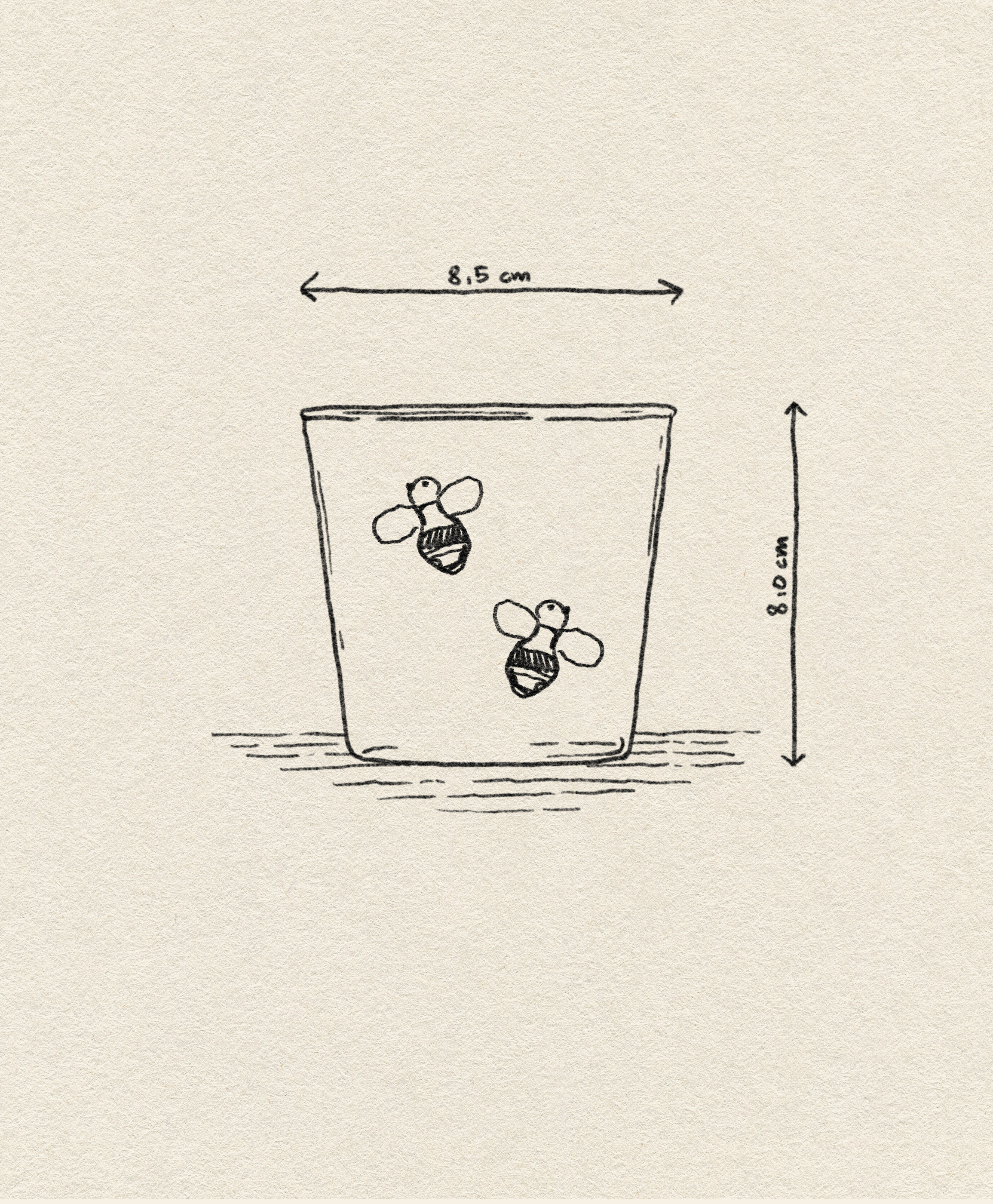 Ichendorf Milano Garden Picnic Tumbler Bees 3