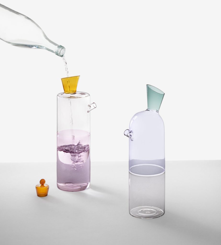 Ichendorf Milano Travasi Bottle Clear Lilac Green 2