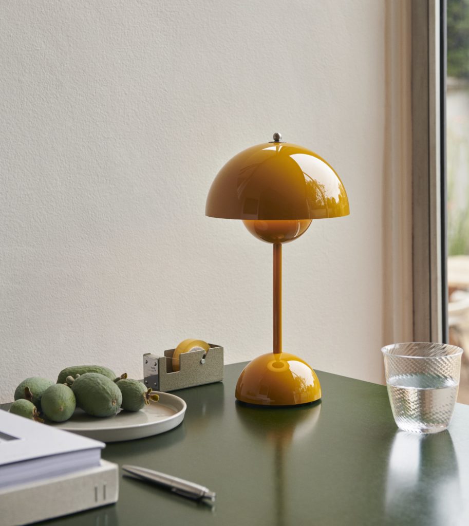 Tradition Flowerpot VP9 Portable Table Lamp Mustard 4