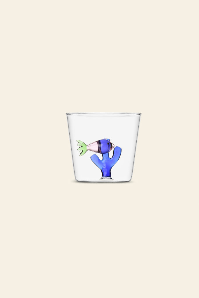 Ichendorf Milano Marine Garden Tumbler Pink Fish Blue Seaweed 1